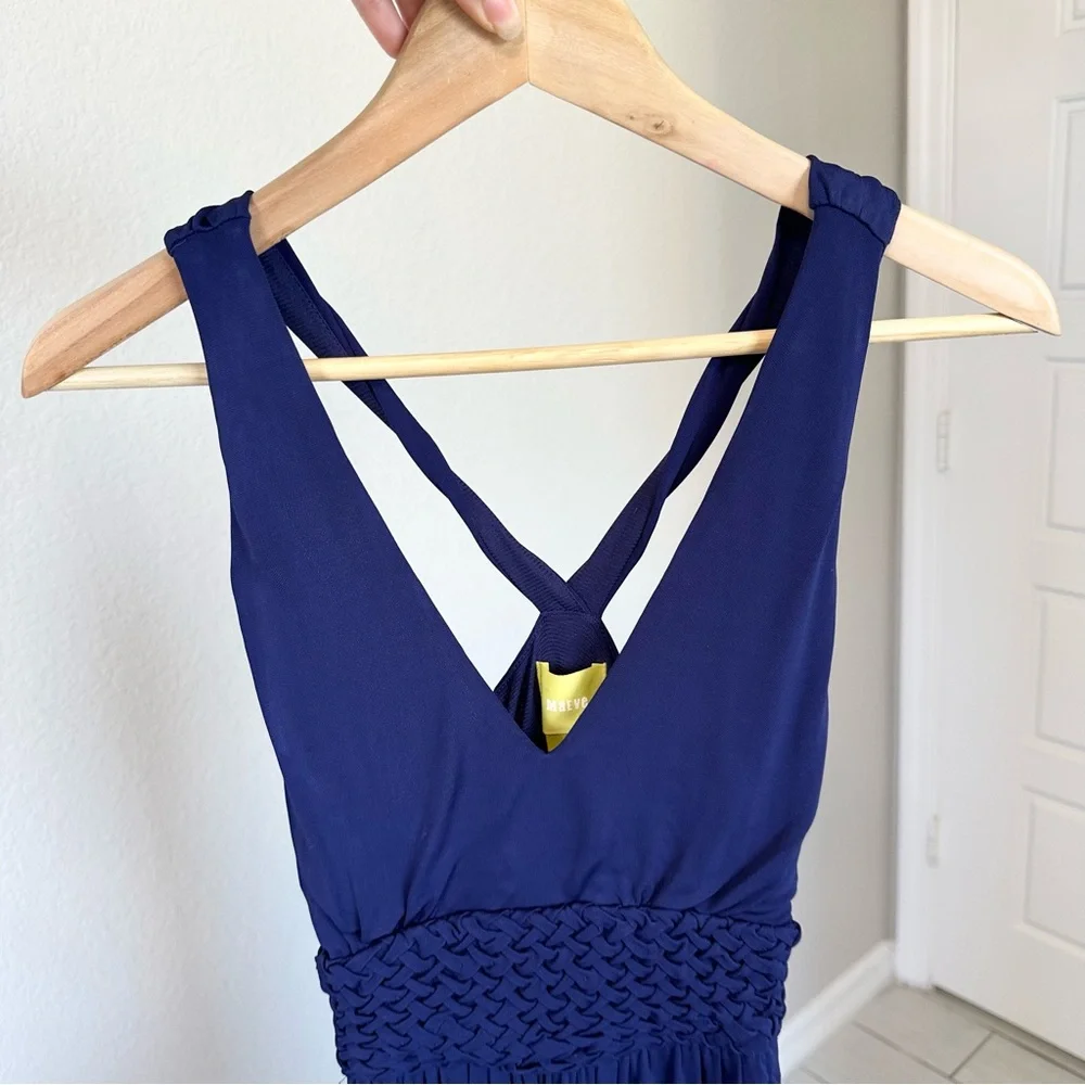 Anthropologie Maeve Navy Yuma Maxi Dress - Picture 5 of 12